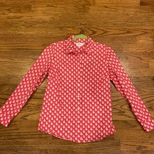 Vineyard Vines Button down sailboat print size 4
